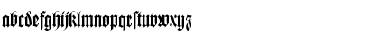 Download WilhelmKlingsporGotisch Dfr Font Lowercase Preview