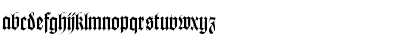 Download WilhelmKlingsporGotisch Regular Font Lowercase Preview