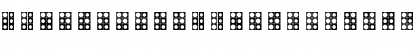 Download WLM Braille 4 Regular Font Lowercase Preview