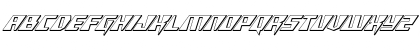 Download X-Racer 3D Italic Italic Font