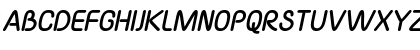 Download Yaahowu Thick Italic Italic Font