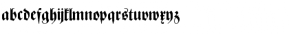 Download Zentenar Fraktur UNZ1L Bold Font Lowercase Preview