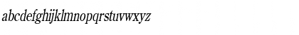 Download CenturyOldStyle-Light Condensed Italic Font Lowercase Preview