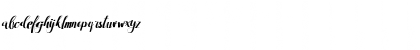 Download Amandella Script Amandella Script Font Lowercase Preview