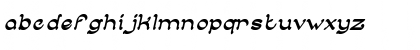 Download ARABIAN KNIGHT Italic Font Lowercase Preview