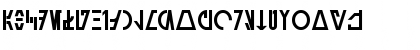 Download Aurebesh Cantina Bold Font Lowercase Preview