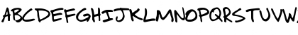 Download Awesome as f**k Regular Font Lowercase Preview