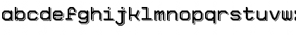 Download Big Pixel Shadowed Demo Regular Font Lowercase Preview