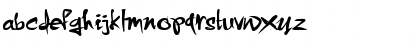 Download Crazy Brush Regular Font Lowercase Preview