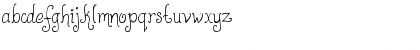 Download DJB HappilyEverAfter Regular Font Lowercase Preview
