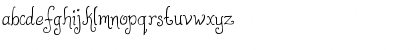 Download DJB HappilyEverAfter2 Regular Font Lowercase Preview