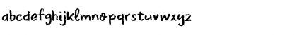 Download DK Leftover Crayon Regular Font Lowercase Preview