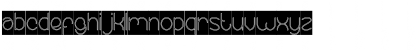 Download Essential Arrangement-Hollow-In Regular Font Lowercase Preview