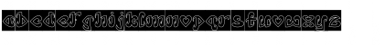 Download Eternal Love-Hollow-inverse Regular Font Lowercase Preview