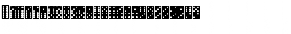 Download FE Dominoes Regular Font Lowercase Preview