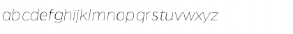 Download Gentona Thin Italic Regular Font Lowercase Preview