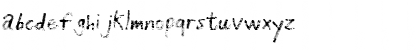 Download Grunge Handwriting Regular Font Lowercase Preview