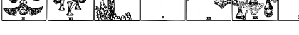 Download Gypsy Tarot-Minor Arcana Inverted Regular Font Lowercase Preview
