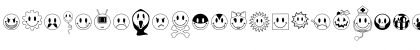 Download JLS Smiles Sampler Regular Font Lowercase Preview