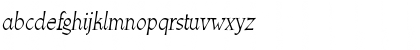 Download CgAthenaeumItalic Medium Font Lowercase Preview