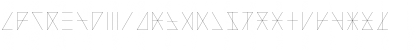 Download Madeon Runes Light Regular Font Lowercase Preview