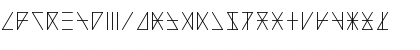 Download Madeon Runes Regular Regular Font Lowercase Preview