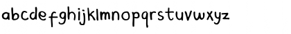 Download Mala's Handwriting Regular Font Lowercase Preview