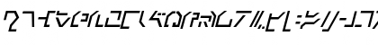 Download Modern Cybertronic Italic Font