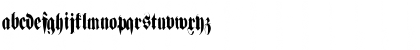 Download PopFraxFrankfurt Regular Font Lowercase Preview