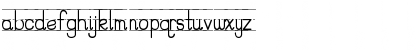 Download PreCursive Lined Font Lowercase Preview