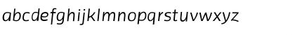 Download PrivaOneItalicPro Regular Font Lowercase Preview