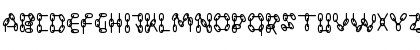 Download ChainLetterOne Regular Font Lowercase Preview