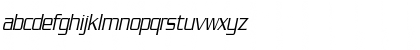 Download ChainlinkCondensed Oblique Font Lowercase Preview