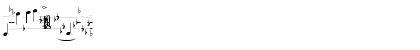 Download TypeMyMusic Notation Font Lowercase Preview