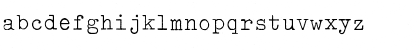 Download Typewriter Light Font Lowercase Preview