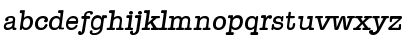 Download Typewriter-MediumIta Regular Font Lowercase Preview