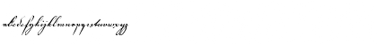 Download Voluta Script Pro Regular Font Lowercase Preview