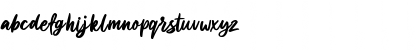 Download Allisya Regular Font Lowercase Preview