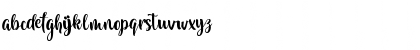 Download Amilya Regular Font Lowercase Preview