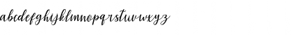 Download amira script Regular Font Lowercase Preview