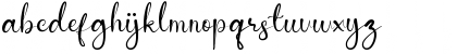 Download Anderella Demo Regular Font Lowercase Preview