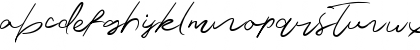 Download Antigna Signature Free Regular Font Lowercase Preview