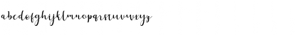 Download Arabella Script Regular Font Lowercase Preview