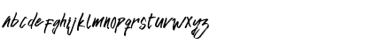 Download awkward alone Regular Font Lowercase Preview