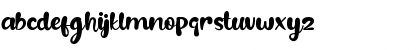 Download Beloved Daughter Regular Font Lowercase Preview