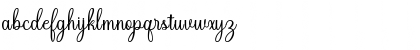Download Betrycia Regular Font Lowercase Preview
