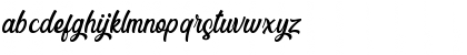 Download Blackbird Regular Font Lowercase Preview