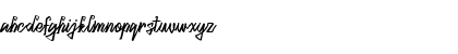 Download Blacky Sambat Regular Font Lowercase Preview