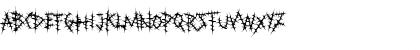 Download Bloody Durian Regular Font Lowercase Preview