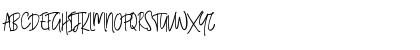 Download Bluestoria Personal Use Only Regular Font Lowercase Preview